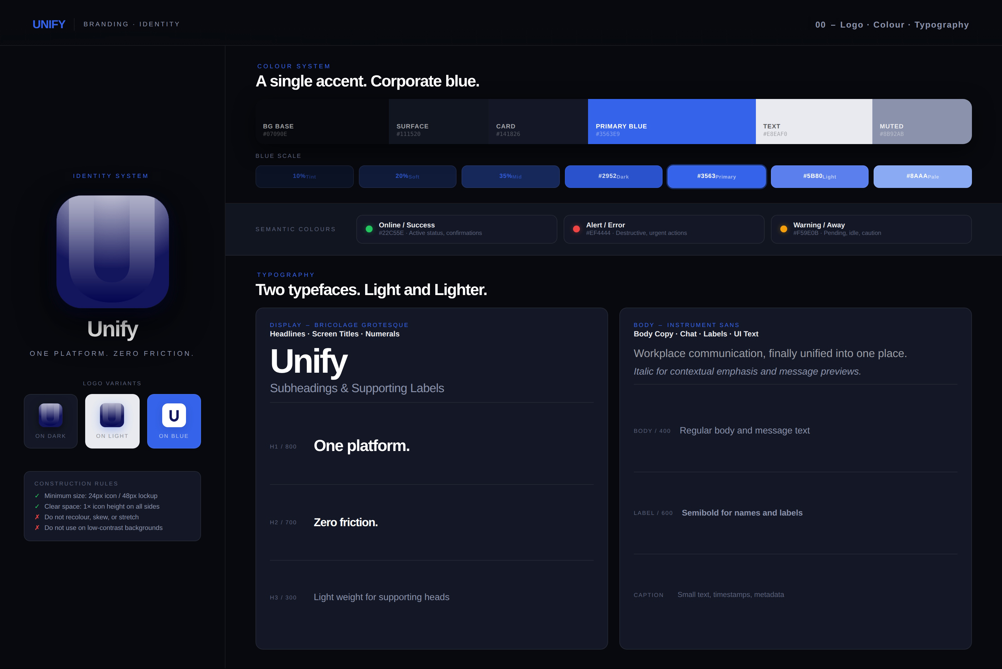 Unify — Design System