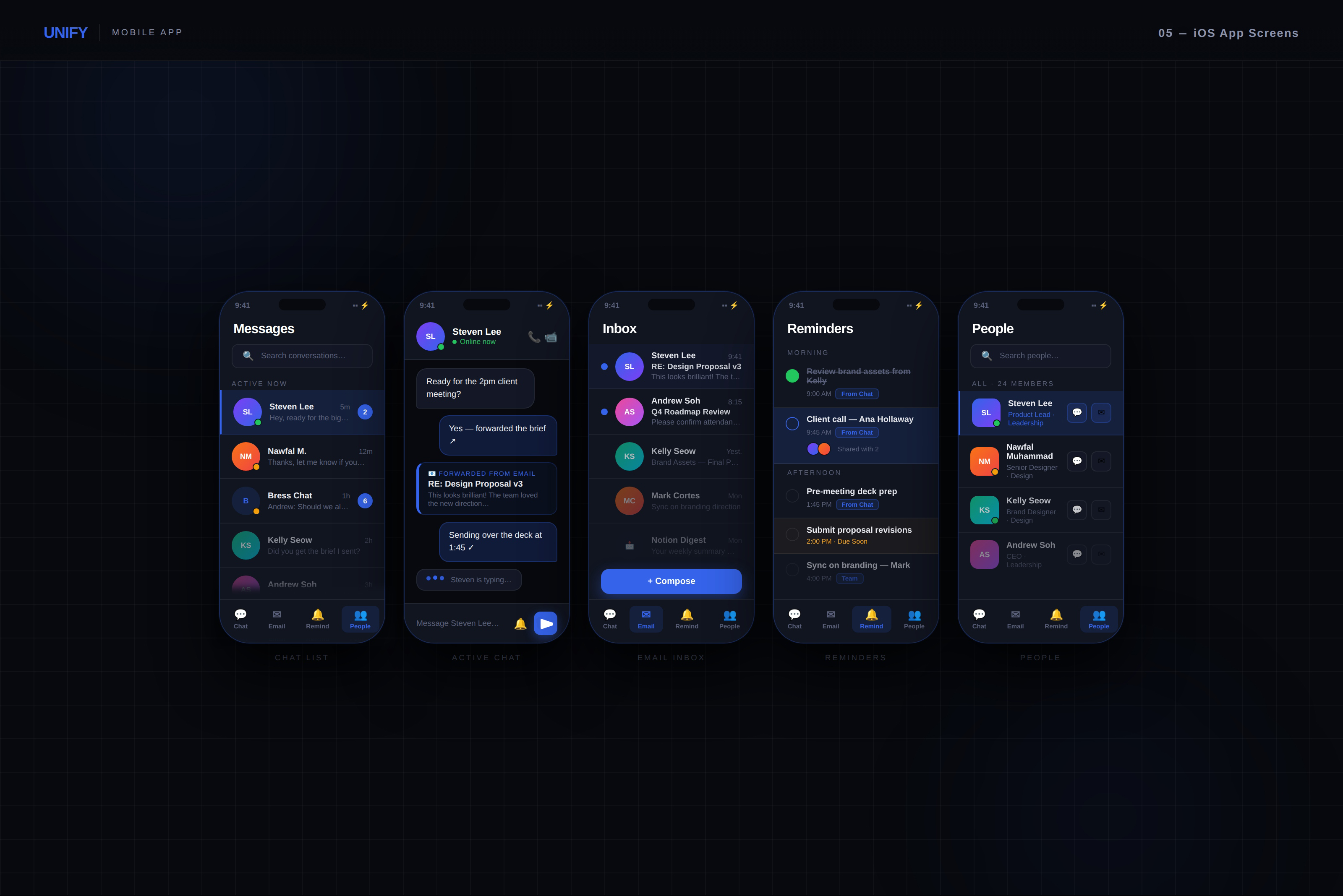 Unify — Mobile App